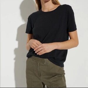 The Reset Everyday Knit Tee in Black Size Medium